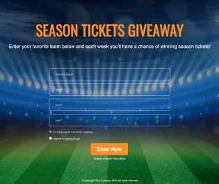 Season Tickets Giveaway
